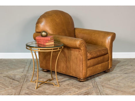 Essential Forms Gold Round Side Table - Ornate Home