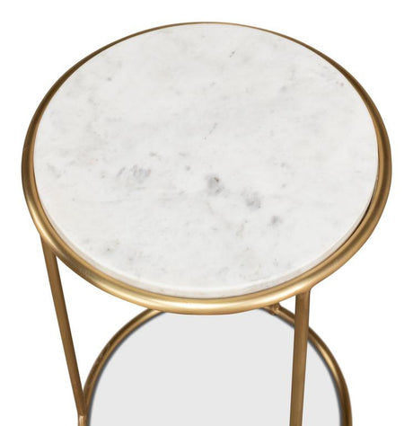 Essential Forms Gold Side Table - Ornate Home