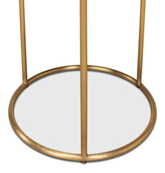 Essential Forms Gold Side Table - Ornate Home