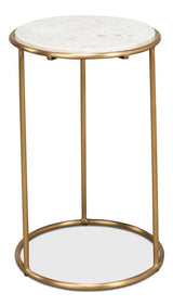 Essential Forms Gold Side Table - Ornate Home