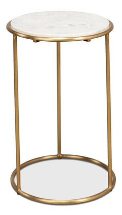Essential Forms Gold Side Table - Ornate Home