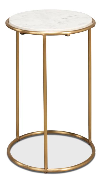 Essential Forms Gold Side Table - Ornate Home