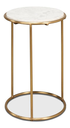 Essential Forms Gold Side Table - Ornate Home
