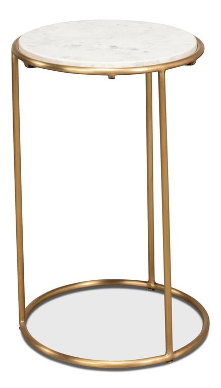 Essential Forms Gold Side Table - Ornate Home