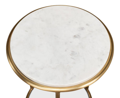 Essential Forms Gold Side Table - Ornate Home