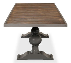 Essential Grey Rectangular Dining Table - Ornate Home