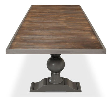 Essential Grey Rectangular Dining Table - Ornate Home