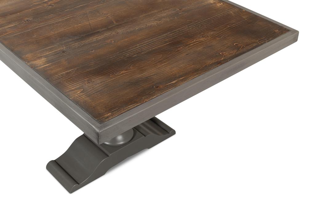 Essential Grey Rectangular Dining Table - Ornate Home