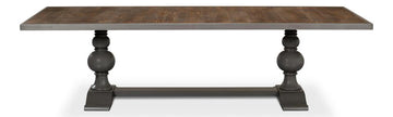 Essential Grey Rectangular Dining Table - Ornate Home