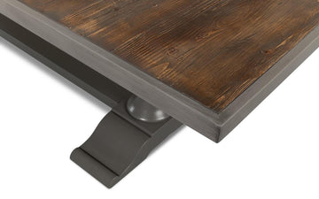 Essential Grey Rectangular Dining Table - Ornate Home