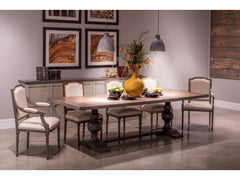 Essential Grey Rectangular Dining Table - Ornate Home