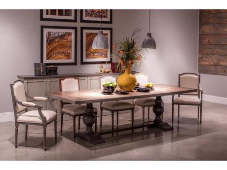 Essential Grey Rectangular Dining Table - Ornate Home