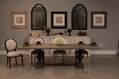Essential Grey Rectangular Dining Table - Ornate Home