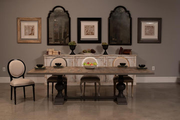 Essential Grey Rectangular Dining Table - Ornate Home
