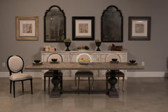 Essential Grey Rectangular Dining Table - Ornate Home
