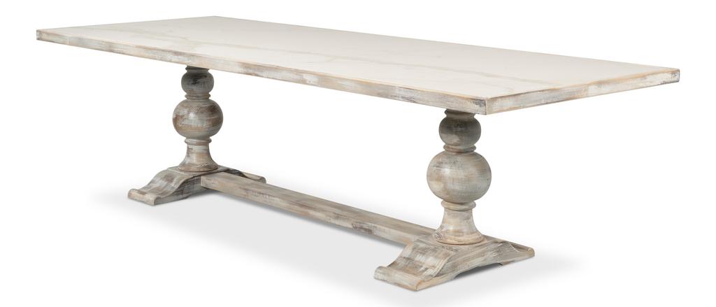 Essential Grey Rectangular Dining Table - Ornate Home