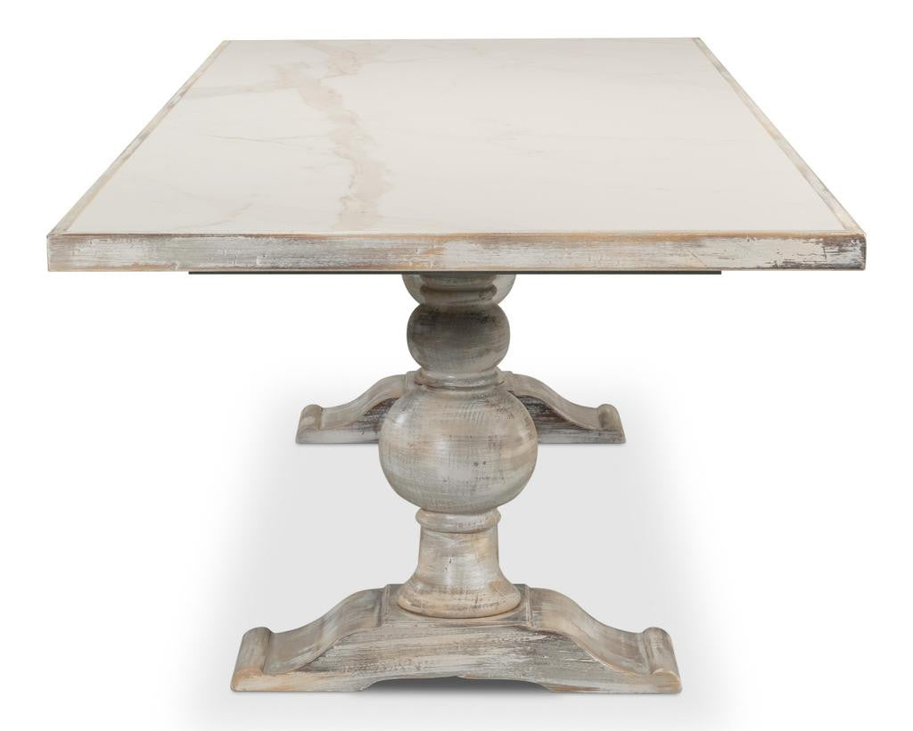 Essential Grey Rectangular Dining Table - Ornate Home
