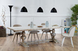 Essential Grey Rectangular Dining Table - Ornate Home