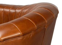 Essex Brown Swivel Chair - Ornate Home