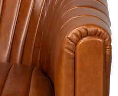 Essex Brown Swivel Chair - Ornate Home