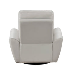 Essex Gray Swivel Glider Chair - Ornate Home