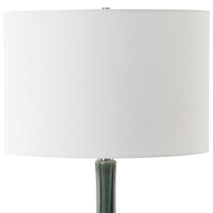 Essex Green Glass Table Lamp - Ornate Home