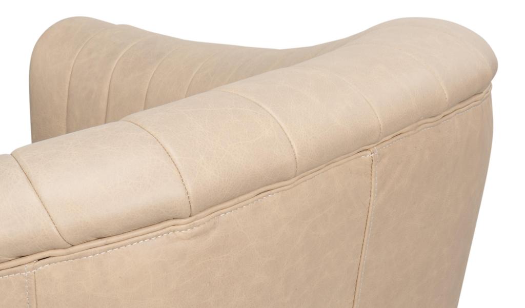 Essex White Swivel Chair - Ornate Home