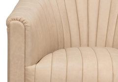 Essex White Swivel Chair - Ornate Home