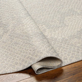 Estee Cream Snake-Patterned Outdoor Area Rug - Clearance - Ornate Home