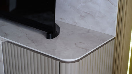 Estella Beige TV Stand - Ornate Home