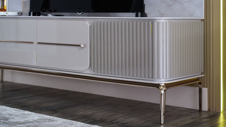 Estella Beige TV Stand - Ornate Home