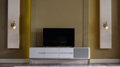 Estella Beige TV Stand - Ornate Home