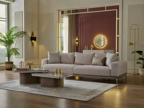 Estella Mondero Cream Sofa - Ornate Home