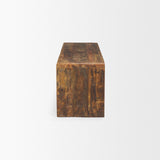 Estelle Brown Rustic Reclaimed Wood Bench - Ornate Home