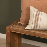 Estelle Brown Rustic Reclaimed Wood Bench - Ornate Home