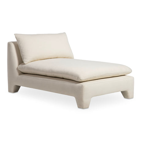 Estelle Cream Chaise - Ornate Home