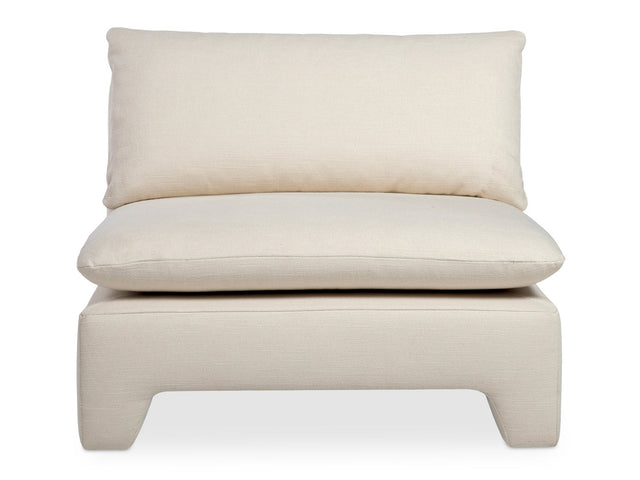 Estelle Cream Lounge Chair - Ornate Home
