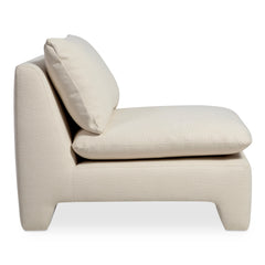 Estelle Cream Lounge Chair - Ornate Home