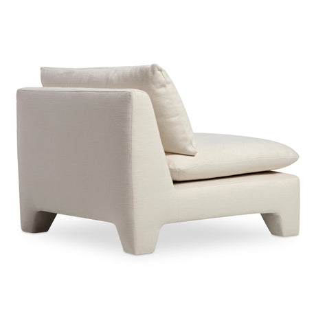 Estelle Cream Lounge Chair - Ornate Home