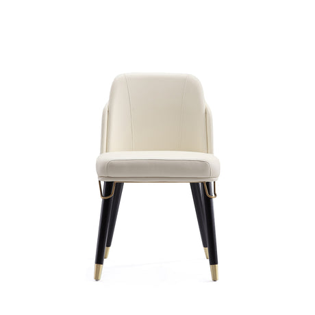 Estelle Dining Chair in Cream and Black - Ornate Home