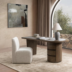 Estelle Soft Cocoa Desk - Ornate Home