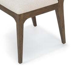 Estelle Soft Cocoa Dining Chair (Set of 2) - Ornate Home