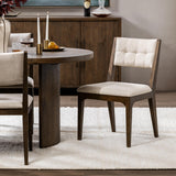 Estelle Soft Cocoa Dining Chair (Set of 2) - Ornate Home