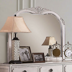 Esther Antique White Mirror - Ornate Home