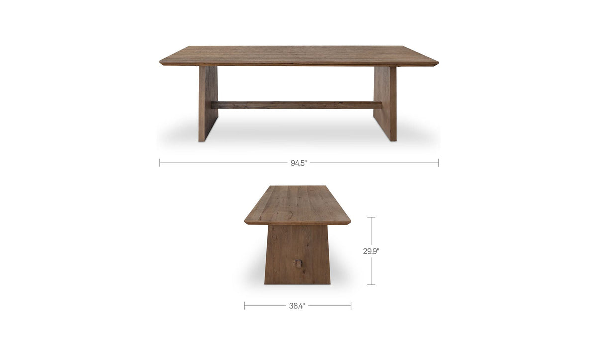 Esther Brown Dining Table - Ornate Home
