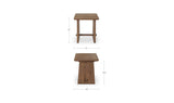 Esther Brown Side Table - Ornate Home