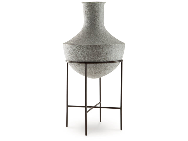 Estonbank Distressed Cream Vase 28" (Online Special Price) - Ornate Home
