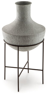 Estonbank Distressed Cream Vase 28" - Ornate Home