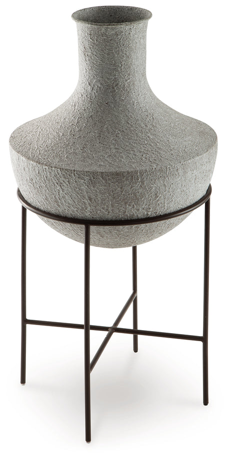 Estonbank Distressed Cream Vase 28" - Ornate Home