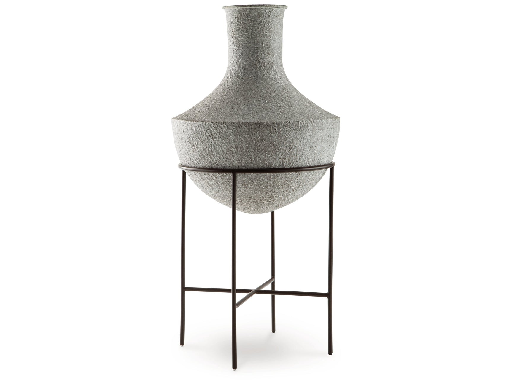 Estonbank Distressed Cream Vase 28" - Ornate Home